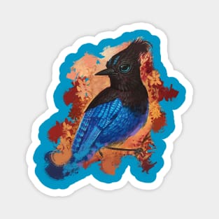 Steller's Jay All Day Magnet