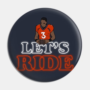 Russell Wilson "Let's Ride" Pin