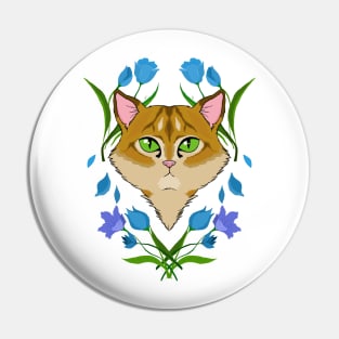 Cat-tee #3 (Tulip) Pin