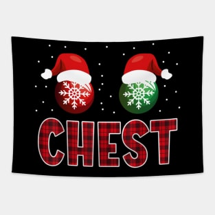 Funny Chest Nuts Couples Christmas Chestnuts Tapestry