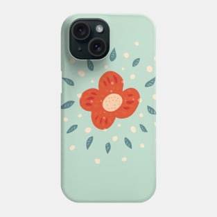 Simple Pretty Orange Flower Phone Case