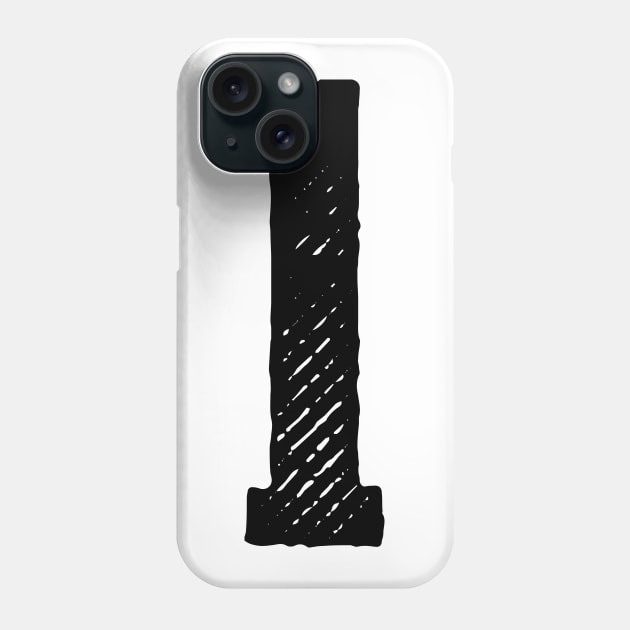 Rough Number 1 Phone Case by colorsplash