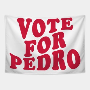 vote for pedro wavy effect Tapestry