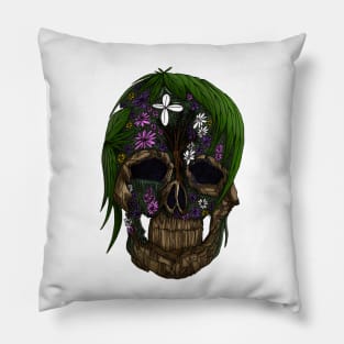 Plant Skull Pillow