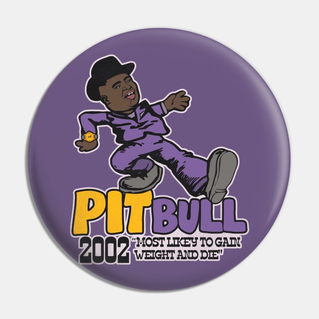 Pit Bull Playa Haters' Ball Pimp Walk Pin by darklordpug