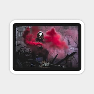 Halloween zombie party Magnet