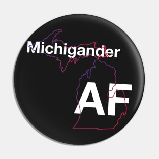 Michigander AF in White Pin