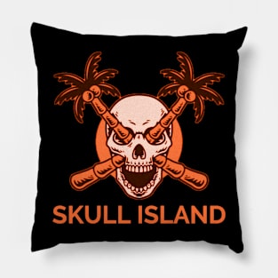 Skull island fc Pillow