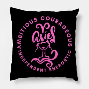 Women's Aries Tee Pillow