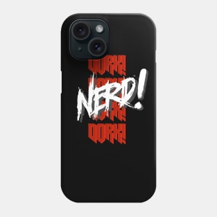 Nerd (white & red) Phone Case