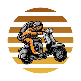 Astronaut Scooter T-Shirt