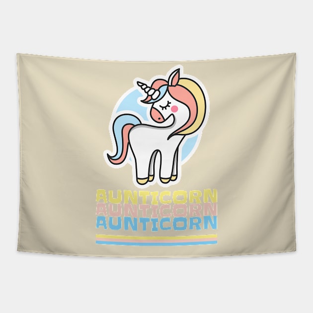 Aunticorn Tapestry by StylishPrinting