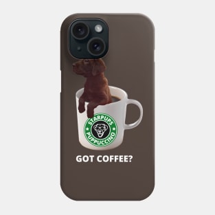 Got Coffee Labrador Puppy Phone Case