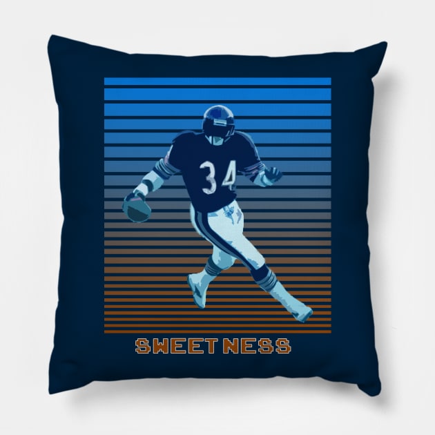 Walter Payton Sweetness Pillow by PatsFanToro