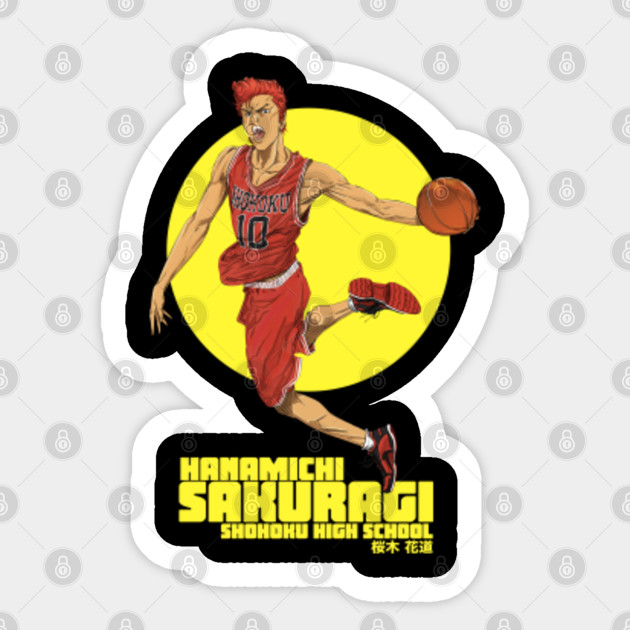Get Wallpaper Hanamichi Sakuragi Slam Dunk Slam Dunk Sticker Teepublic For Android