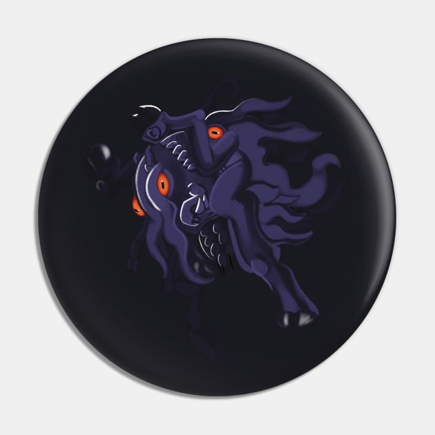 The Dark Goat Pin by gothicnightmarepws