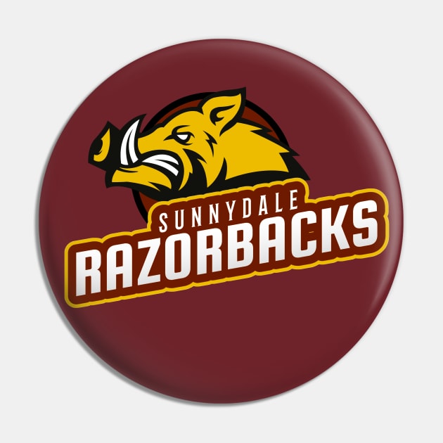 Sunnydale Razorbacks Pin by Meta Cortex