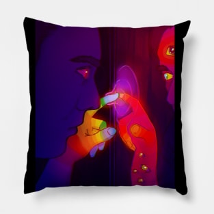 Psychedelic Self-Portrait 2 (GIF) Pillow