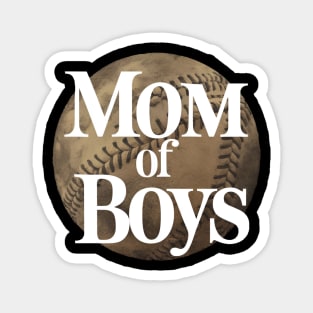 Mom of boys baseball Magnet