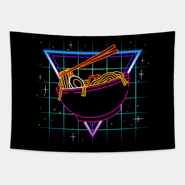 Cosmic Ramen Tapestry by machmigo