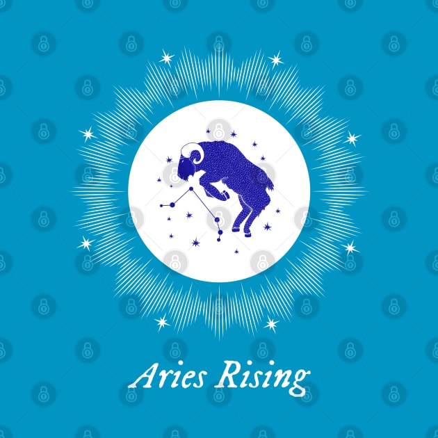 Aries Rising Astrology Chart Zodiac Sign Ascendant by Witchy Ways