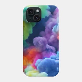 Abstract Cotton Candy Clouds Phone Case