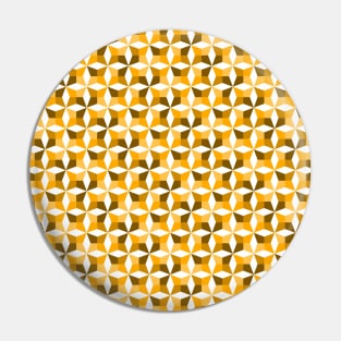 Geometric Diamond Pattern (Gold) Pin