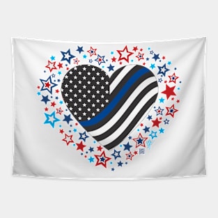 The Thin Blue Line Tapestry