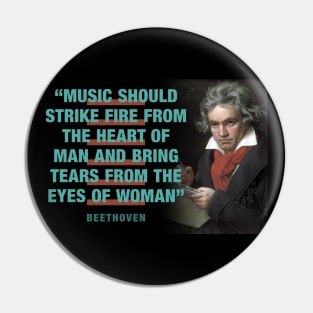 Beethoven Quotes Pin