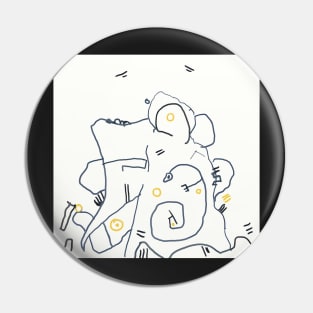 Pillow Bed Fight Pin