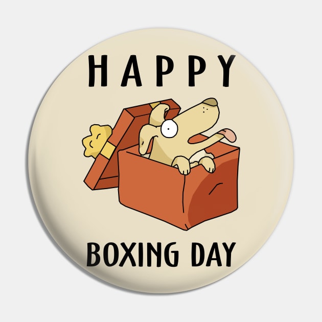 Happy Boxing Day Pin by KewaleeTee