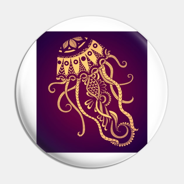 JELLYFISH Pin by MGphotoart