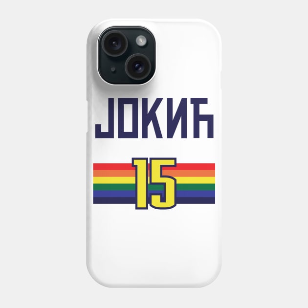 Nikola Jokic Denver Cyrillic Phone Case by vlada123