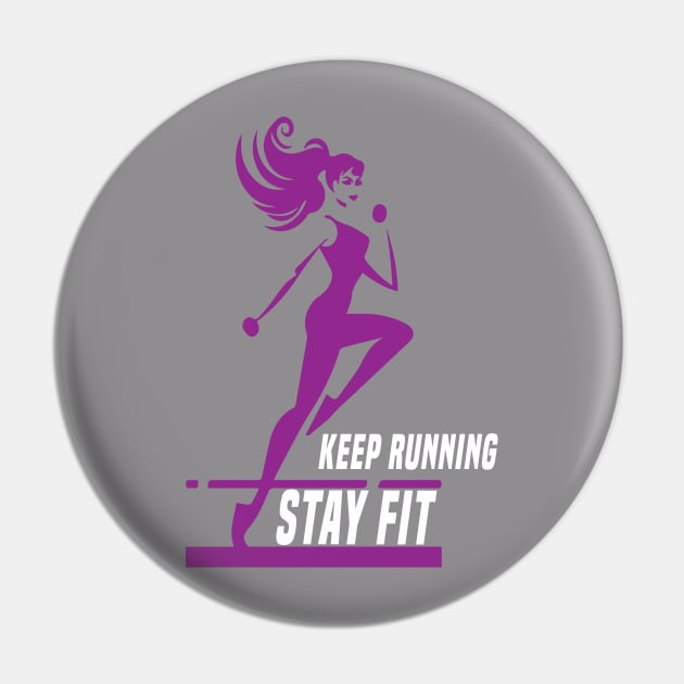 Stay Fit Pin by Subway