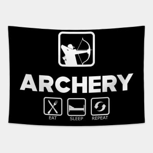 Archery - Eat Sleep Repeat Tapestry