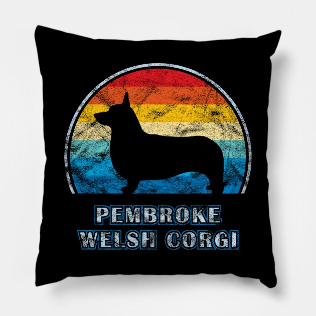 Pembroke Welsh Corgi Vintage Design Dog Pillow by millersye