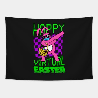 virtual easter bunny pandemic lockdown Tapestry