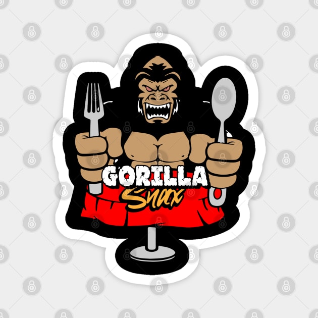 Gorilla Snax Magnet by Banks Apparel