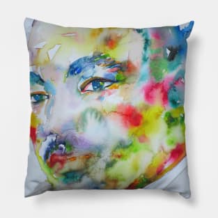 MARTIN LUTHER KING Jr. - watercolor portrait .2 Pillow