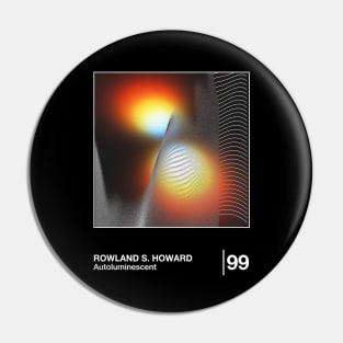 Rowland S Howard / Minimal Graphic Design Tribute Pin