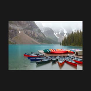 Canoes at Moraine T-Shirt