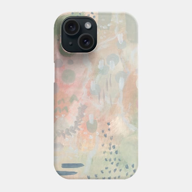 Art Acrylic artwork abstract painting Phone Case by ArtFromK