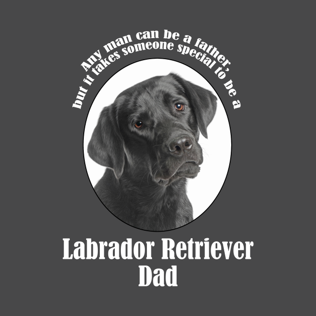 Disover Black Lab Dad - Labrador - T-Shirt