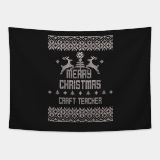 Merry Christmas CRAFT TEACHER Tapestry