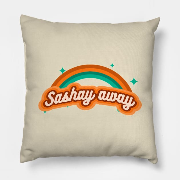 Sashay away - sparkle Pillow by euheincaio