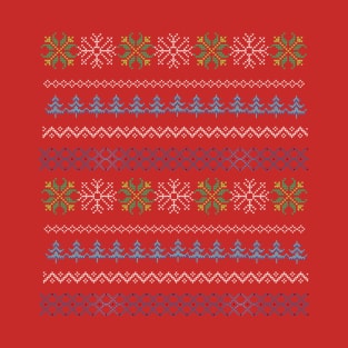 Ugly Sweater Pattern T-Shirt