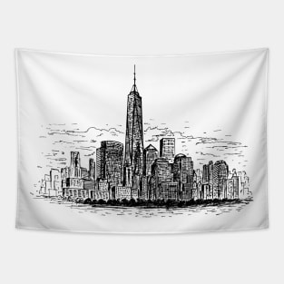NYC Freedom Tower Tapestry