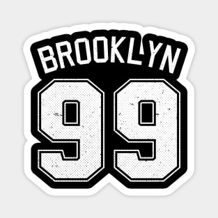 Distressed Brooklyn 99 Jersey Magnet
