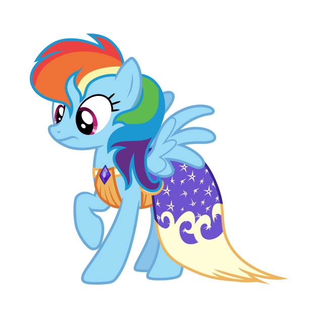 Gala Rainbow Dash 2 by CloudyGlow