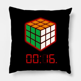 I solve a rubik's cube in 16 seconds t-shirt Pillow